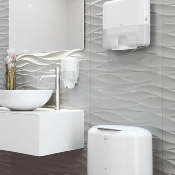 Tork Xpress Mini, Papierhandtuchspender für Multifold Handtücher, Elevation-Design mit Einzelblattausgabe und geringerem Verbrauch – Bild 2