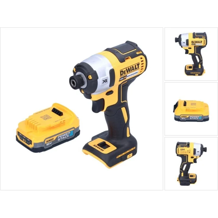 DeWalt DCF 887 N, Akku Schlagschrauber 18 V mit 205 Nm, 1/4" Brushless, inkl. 1x 1,7 Ah Akku - ohne Ladegerät