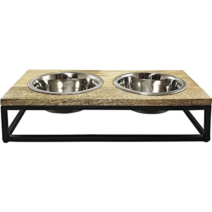 Nobby 73855 Napfständer Elegant Diner 48 x 22 x 16 cm, 0,8 ltr – Bild 2