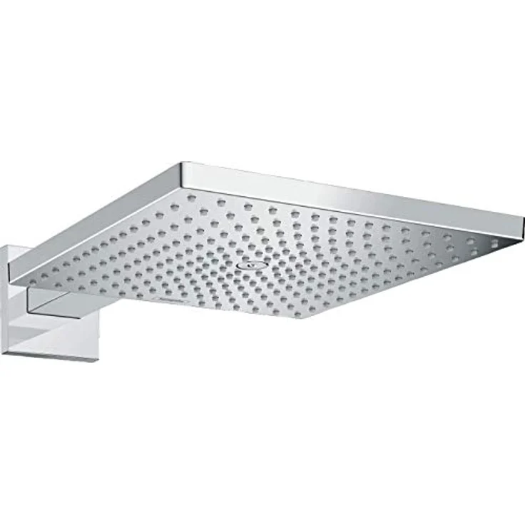 hansgrohe wassersparender Duschkopf Raindance E 300 Regendusche (Kopfbrause für Wandmontage) chrom – Bild 1