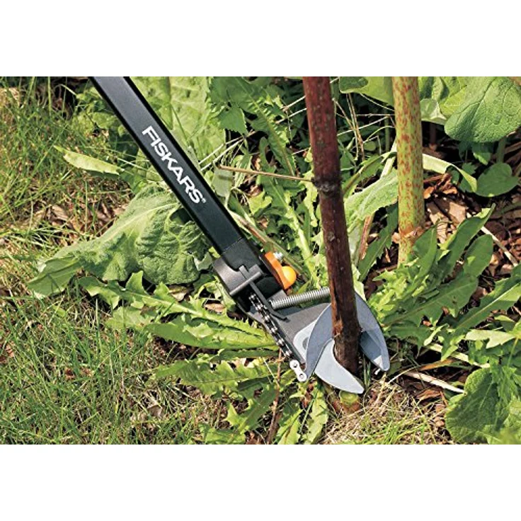 Fiskars Bypass Schneidgiraffe für frische Äste und Zweige, Antihaftbeschichtet, Gehärtete Stahlklinge-Aluminiumstiel, Länge 2,4 m, Schwarz-Orange, UP84, 1001557 – Bild 5