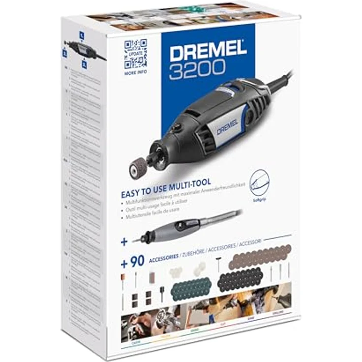 DREMEL 3200-1/90 Multitool, Akku-Multifunktionswerkzeug mit 130-Watt-Motor und 90-tlg. Zubehörset – Bild 11