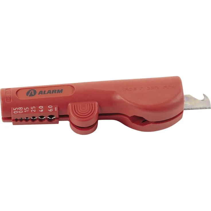 Alarm Werkzeuge 56050021 Kabelentmanteler, Abisoliergerät für NYM Leitungen bis 5 x 2,5 mm², ergonomisch und robust