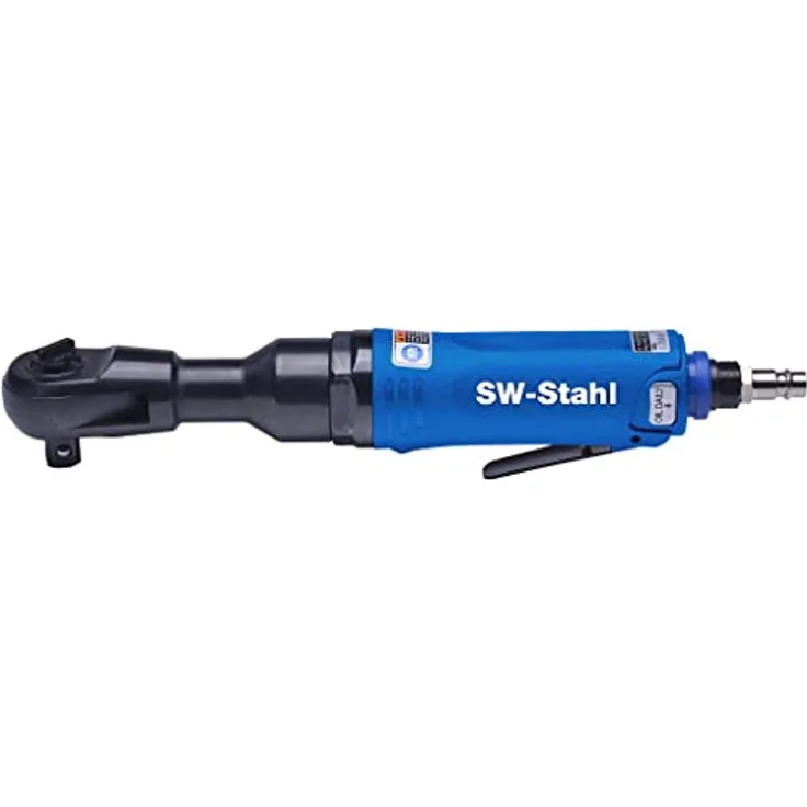 SW-Stahl S3290 IMPACT-Druckluft-Ratschenschrauber, Vierkant 1/2 Zoll, max. Drehmoment 122 Nm, kälteisolierter Handgriff, 280 mm, 1,28 kg