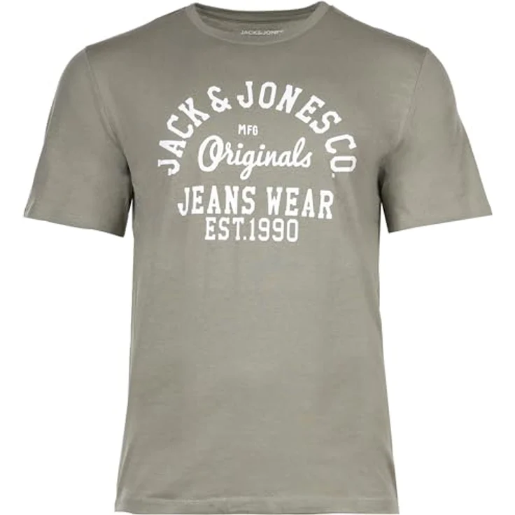 Jack & Jones Leogra, Herren Shirt im 5er-Pack, Regular Fit aus reiner Baumwolle, Mehrfarbig, (L) – Bild 4
