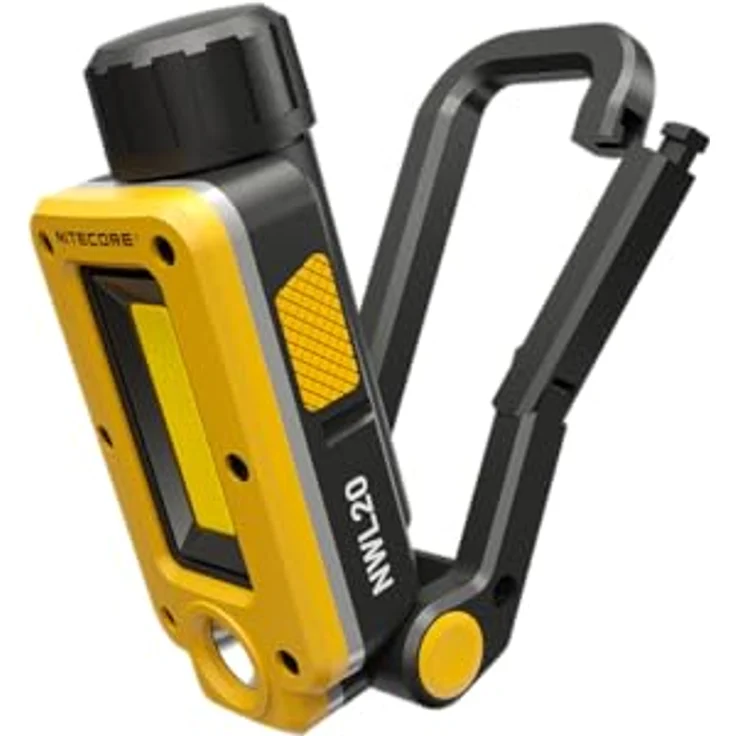 Nitecore NWL20 - Arbeitsleuchte, 600 Lumen, Spotlicht, Flutlicht, Rotlicht, magnetsicher Fuß – Bild 2