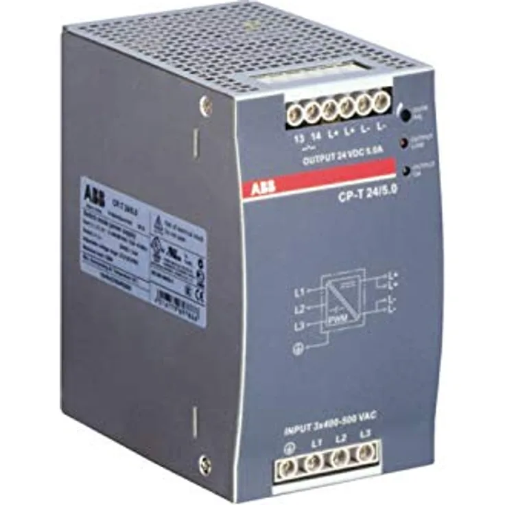 abb-entrelec cp-t – Netzteil 3 x 400 – 500 VAC 24 VDC/5 A