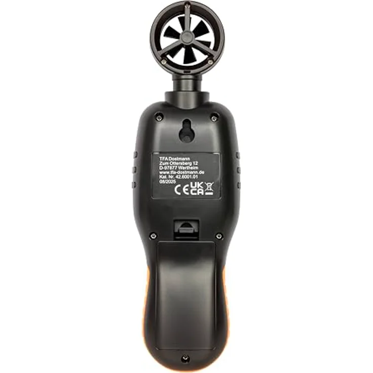 TFA Dostmann Anemometer 0 bis 30 m/s, Windmesser mit Temperaturanzeige und Hintergrundbeleuchtung – Bild 6