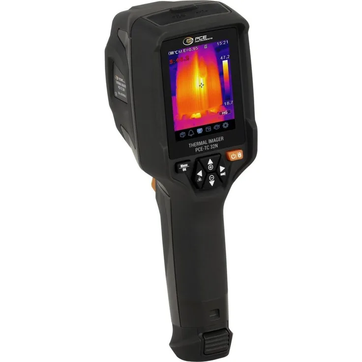 PCE Instruments PCE-TC 32N Wärmebildkamera, -20 bis 550 °C, 2,8 Zoll LCD, WiFi, 6000+ Speicherbilder
