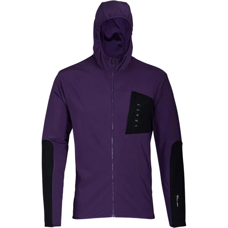 Leatt MTB Trail 1.0 Jacke, Herren, wasser- und windabweisend, violett, Größe M