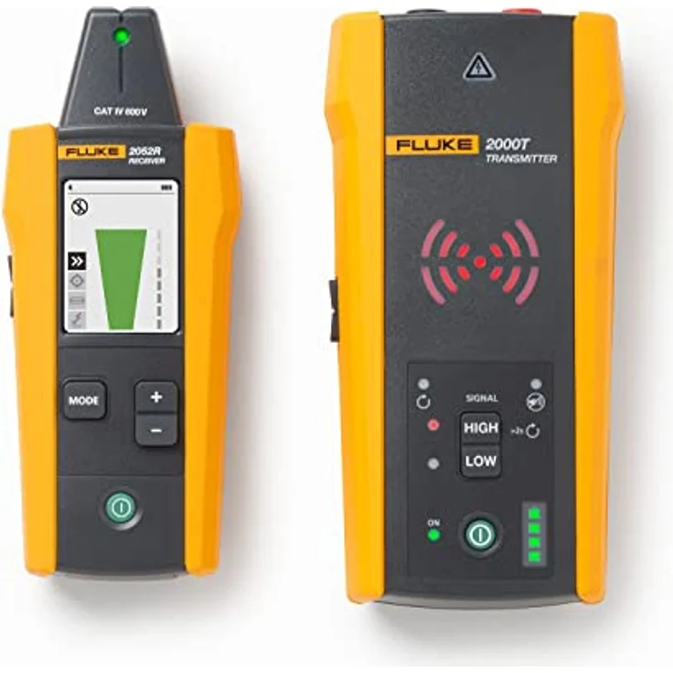 Fluke 2052 Advanced Leitungsortungsgerät, präziser Detektor für spannungsführende und spannungsfreie Leitungen, inkl. Zubehörkit und Hartschalenkoffer – Bild 2