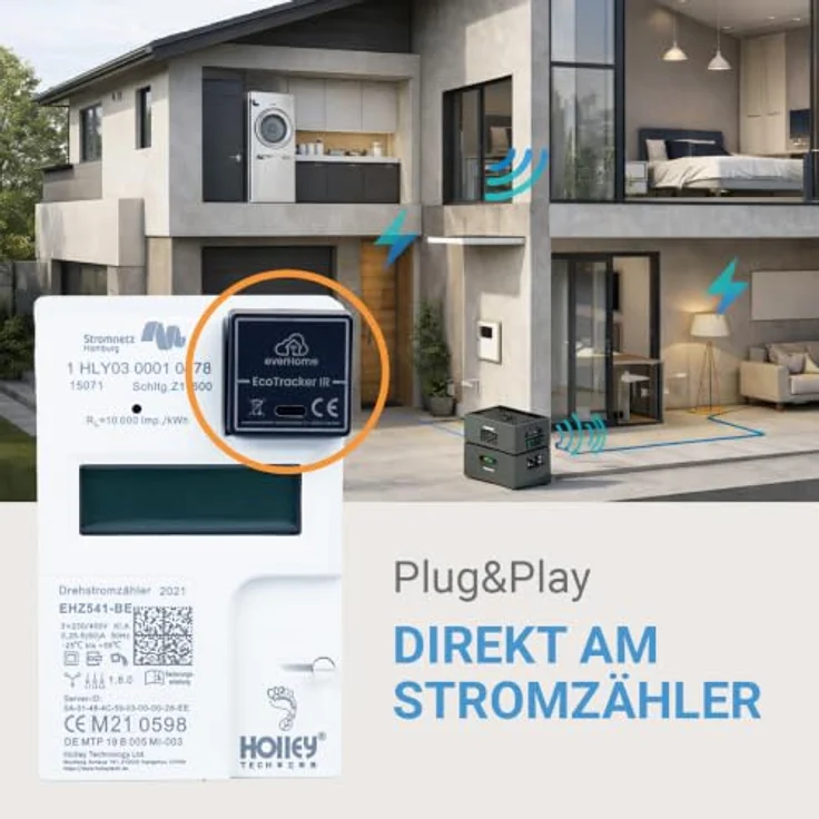 XORO SOLAR ATLAS-F PLUS Solarspeicher, 7,2 kWh, 4000 Wp, 2400 W, inkl. EcoTracker, LiFePO₄ Akku, IP65, modular und stapelbar – Bild 2