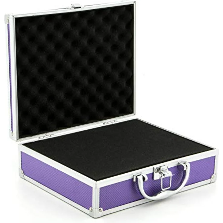 Aluminium Koffer Lila Box mit Schaumstoffeinlage 560025 – Bild 4