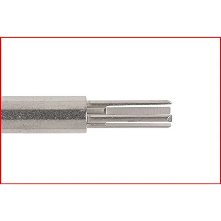 KSTOOLS Kabel-Entriegelungswerkzeug für Rundstecker/Rundsteckhülsen, fachgerechte Entriegelung für 2,5mm Kontakte, aus Federbandstahl, Länge 138mm – Bild 3