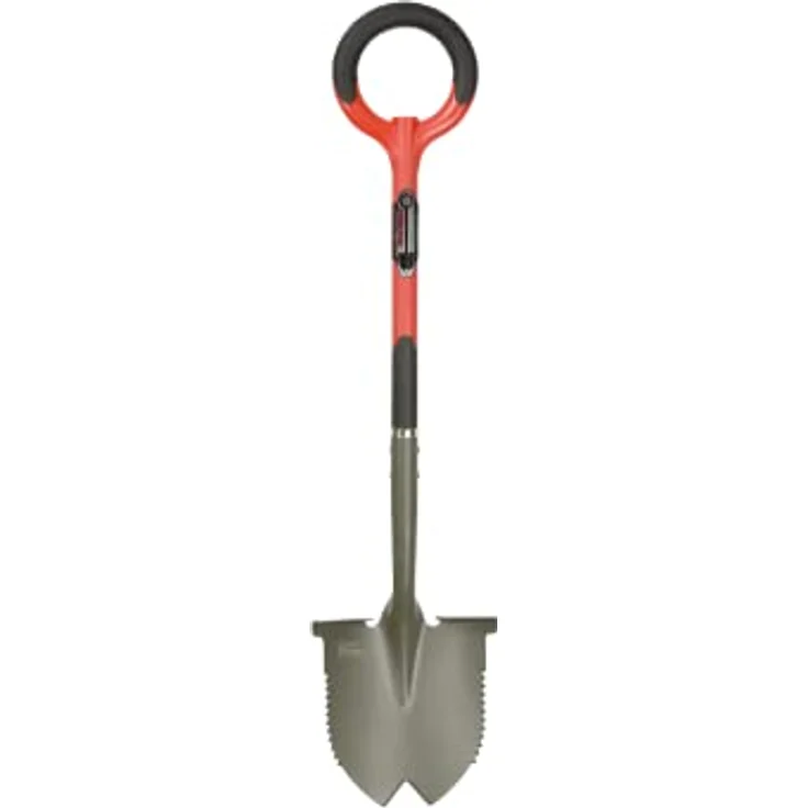 Root Slayer® Rundkopfschaufel, multifunktionale Wurzelspaten mit Zähnen aus Kohlenstoffstahl, 108 cm, 2,72 kg – Bild 1