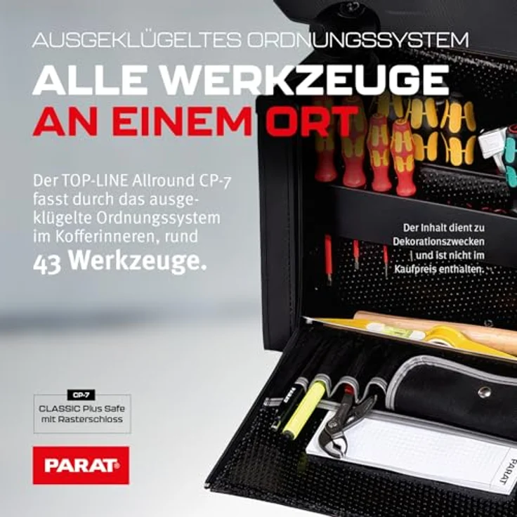 Parat Werkzeugtasche Top-Line 415 x 165 x 275 mm, 14.000-581 (Ohne Inhalt) – Bild 6
