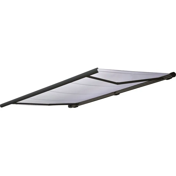MCW Kassettenmarkise MCW-H27 Inklusive Handkurbel, stufenlos einstellbarer Winkel von 0° bis 35°, luxuriöse Polyacryl-Variante, Farbe wählbar