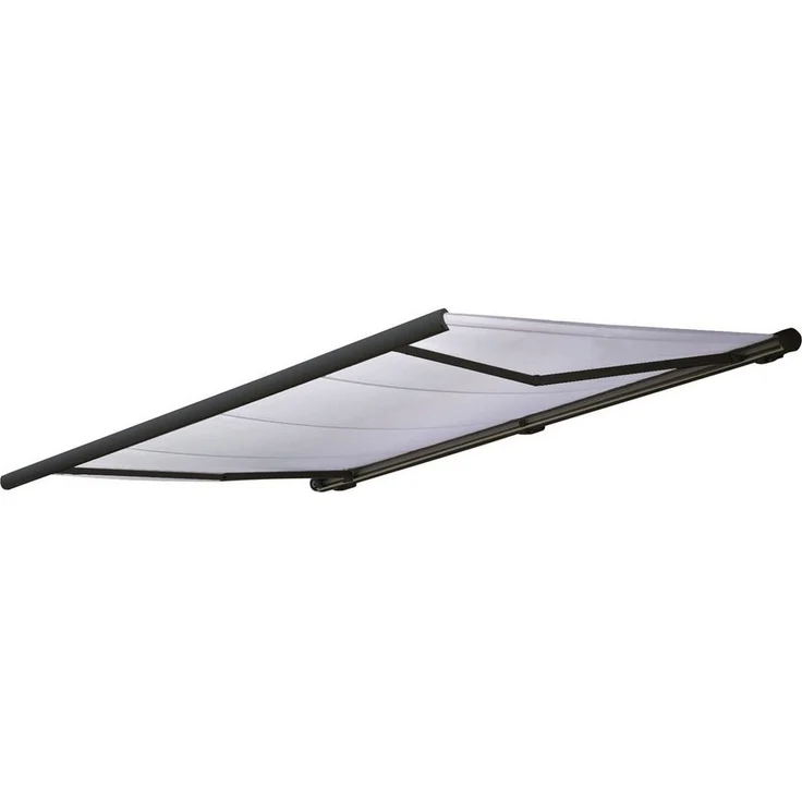 MCW Kassettenmarkise MCW-H27 Inklusive Handkurbel, stufenlos einstellbarer Winkel von 0° bis 35°, luxuriöse Polyacryl-Variante, Farbe wählbar