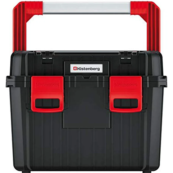 Prosperplast Werkzeugbox HEAVY, 44,5 x 36 x 33,7 kg, Kunststoff, schwarz/rot – Bild 5