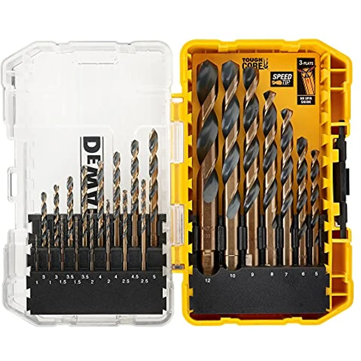 DeWALT DT70729-QZ Metallbohrer-Set 23-tlg. HSS-G, schwarz-gelb – Bild 2