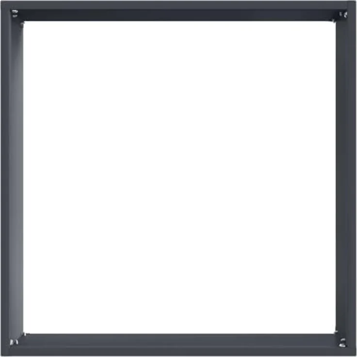 vidaXL Raseneinfassung 6er Set, Anthrazit, 40 x 40 x 13 cm, robuste Stahlkante für Garten und Terrasse, strapazierfähig, einfache DIY-Installation – Bild 5