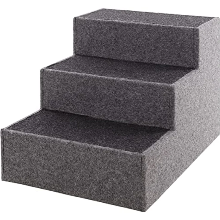 Flamingo HUNDETREPPE VELTA M GRAU 45x63x40CM, aus Chinesischer Zeder – Bild 1