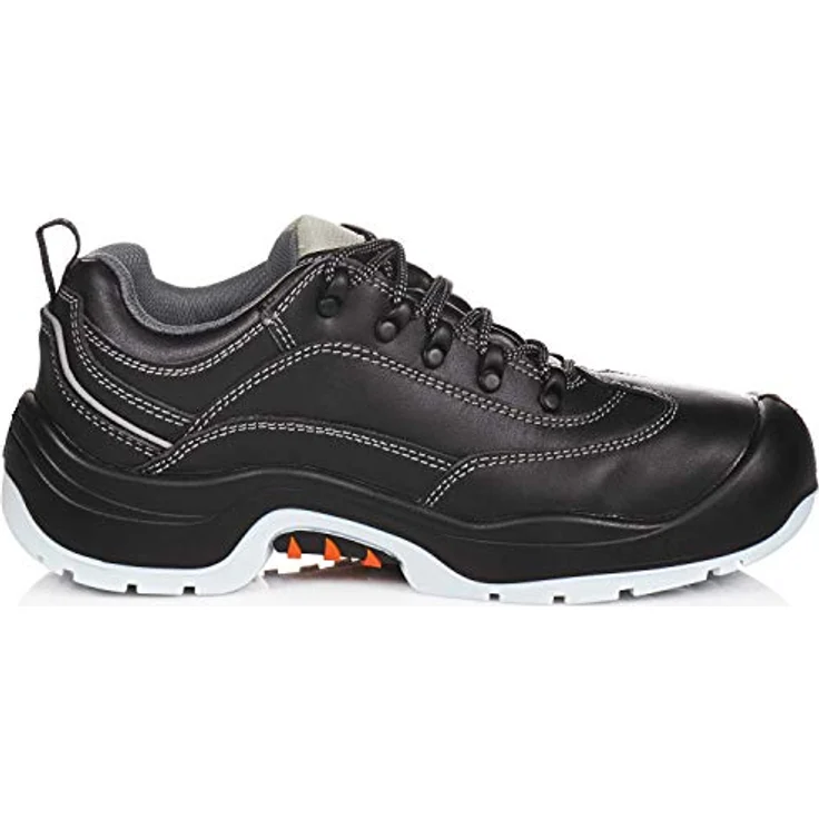 ruNNex S3 Sicherheitsschuhe TEAMSTAR 5300, Stahlkappe, SRA, hydrophobiertes Glattleder, schwarz, Größe 42 – Bild 4