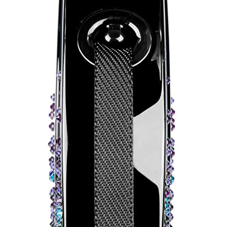 Flexi Glam Splash Mystic with Swarovski crystals M - Hund Rückziehbare Leine - 5 m - Schwarz (M, Hund), Halsband + Leine – Bild 4