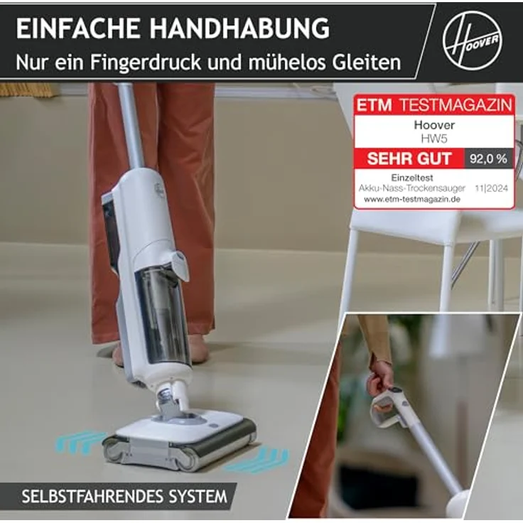 Hoover Nass-Trocken-Sauger Hoover HW5 Nass-Trockensauger mit selbstfahrendem System und automatischer Leistungsanpassung - Preisvergleich – Bild 3