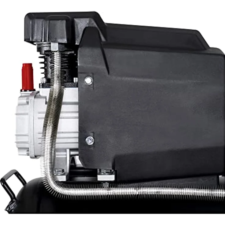 STIER Kompressor LKT 240-8-24, 1100 W, max. Druck 8 bar, 24 Liter Tank, geeignet für Ausblaspistolen und Farbspritzpistolen, mobil und vibrationsarm – Bild 3