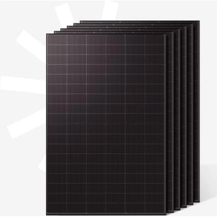 Kleines Kraftwerk Solarmodul 3000 W, Monokristallin, Bifazial, Glas-Glas, Full-Black, 6x 500W – Bild 2