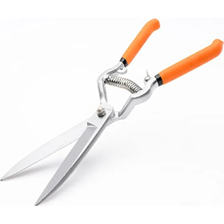 S. Kunde & Sohn Germany - SKS 500 Tradition - geschmiedete Hochleistungsschere 4-in-1 Schere mit massiven Schneideblättern, Orange – Bild 1