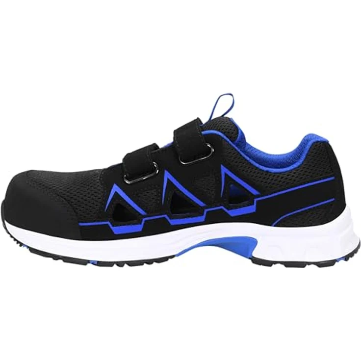 Jori jo_SPEEDY black-blue Easy ESD S1P Sicherheitsschuh, atmungsaktives Textilfutter, gepolsterte Lasche, Gummi/EVA Sohle – Bild 3