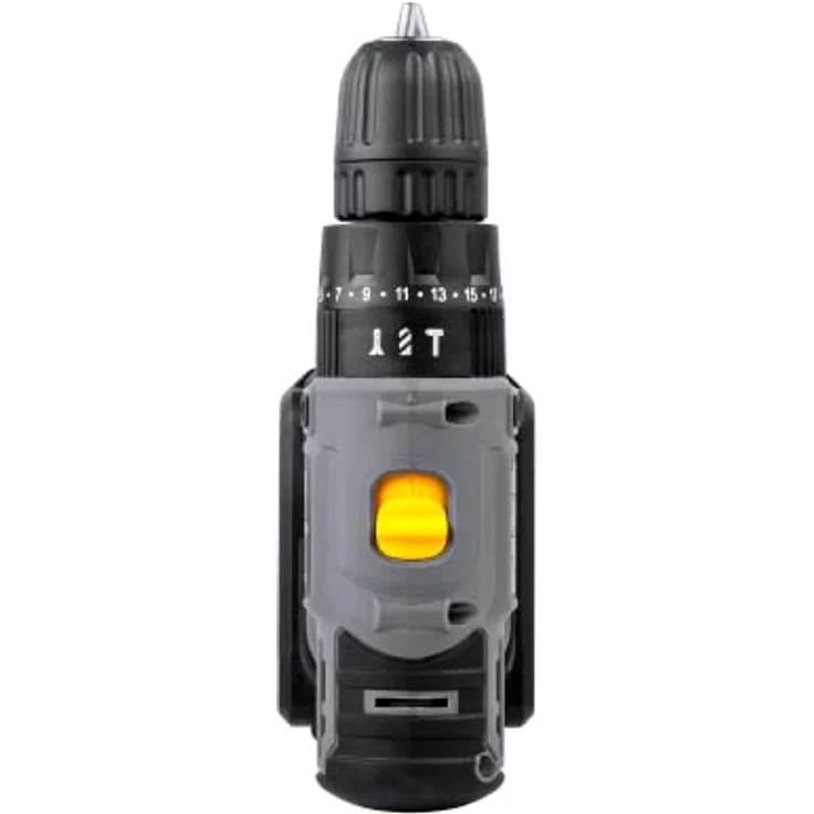 Rebel Akku-Schlagbohrschrauber 20V, 2A, LED-Arbeitslicht, Aufbewahrungskoffer – Bild 5