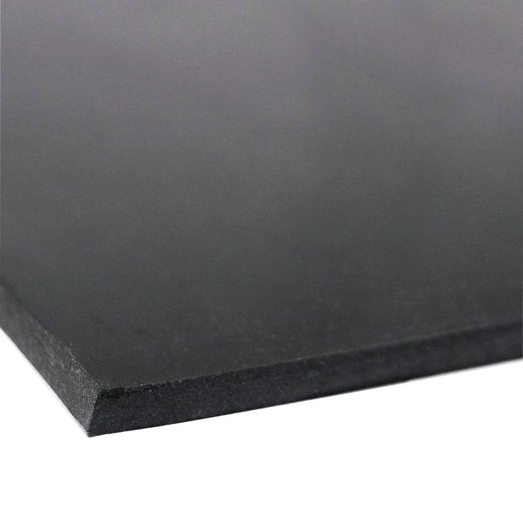 COBA Europe NES00005C Neoprengummi Industrie-Gummi, 1.4m x 10mm Meterware, Schwarz