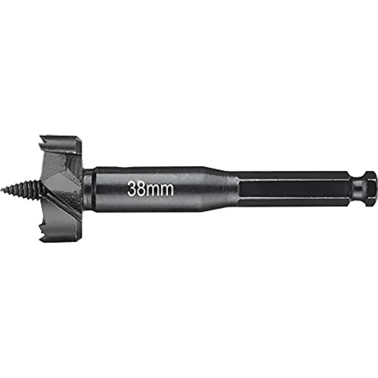 DeWALT Forstnerbohrer Rapidbohrer 38 mm DT4579-QZ, Holzbohrer mit 3 extra scharfen Schneidkanten und selbsteinziehender Zentrierspitze – Bild 2