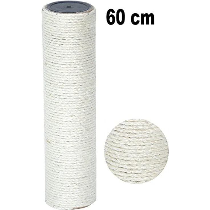 nanook Kratzbaum Ersatzstamm Sisalstamm - Durchmesser 11 cm Ø für Gewinde M8 - Länge 60 cm, passend für Serien Sigurd + Noblesse – Bild 2