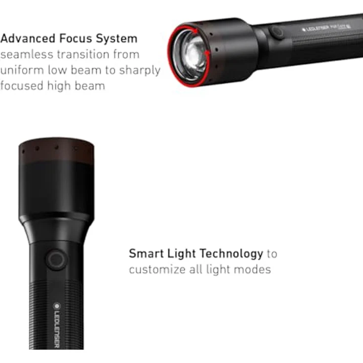 Ledlenser P6R Core Taschenlampe (15.70 cm, 900 lm) - IPX8 wasserdicht, 240 m Leuchtweite, stufenlos dimmbar – Bild 4