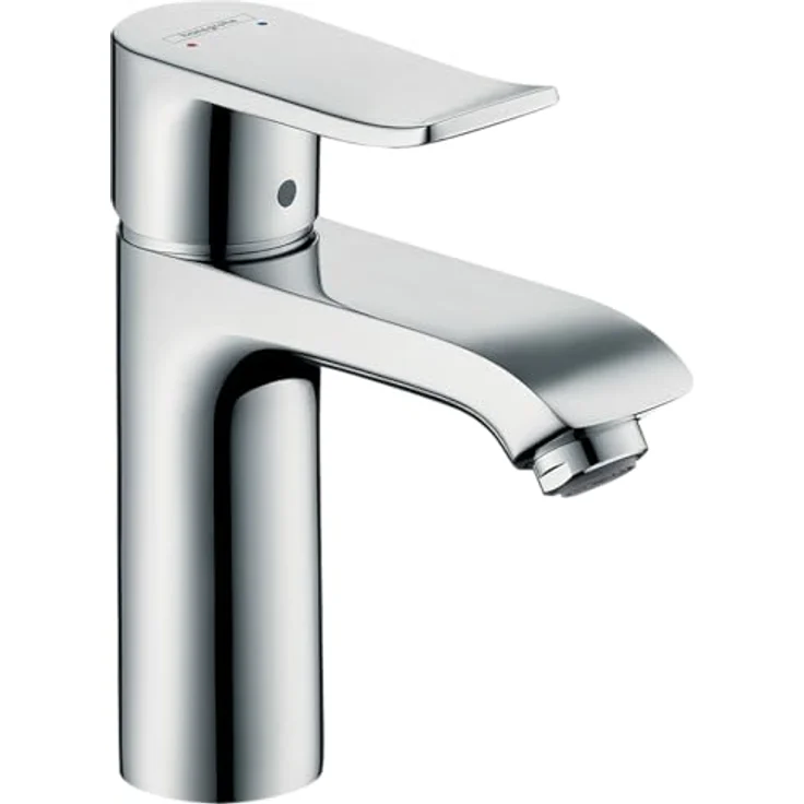hansgrohe Metris 110 31084000, Spültischarmatur mit ComfortZone 110 und Normalstrahl, geeignet für Durchlauferhitzer – Bild 1