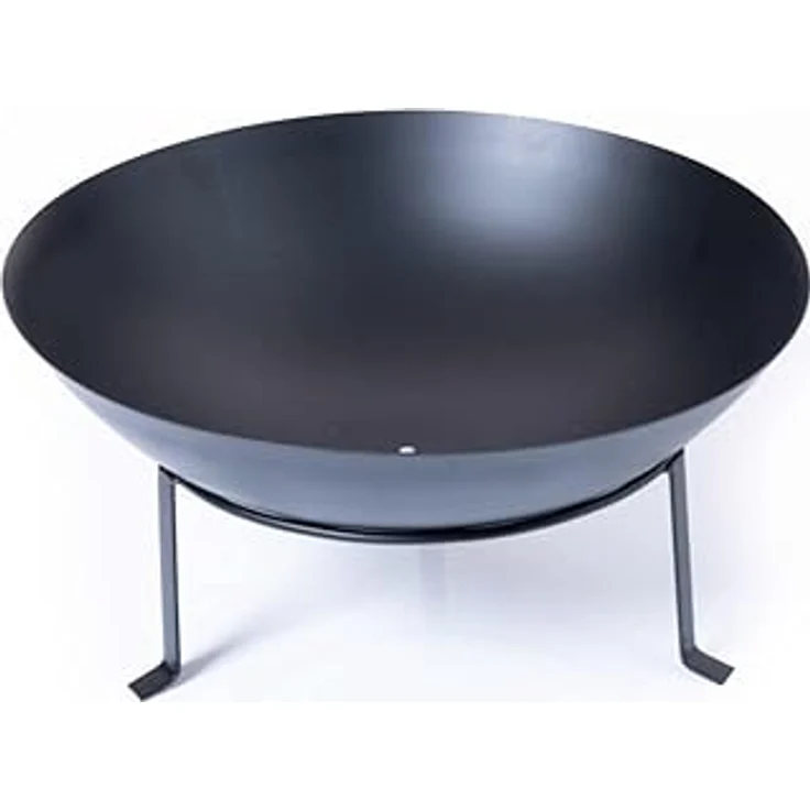 Jet-Line Minnesota Feuerschale, Feuerkorb 50x50cm in schwarz, aus Metall, ideal für Garten und Terrasse, leicht montierbar, stabil und tragbar – Bild 3