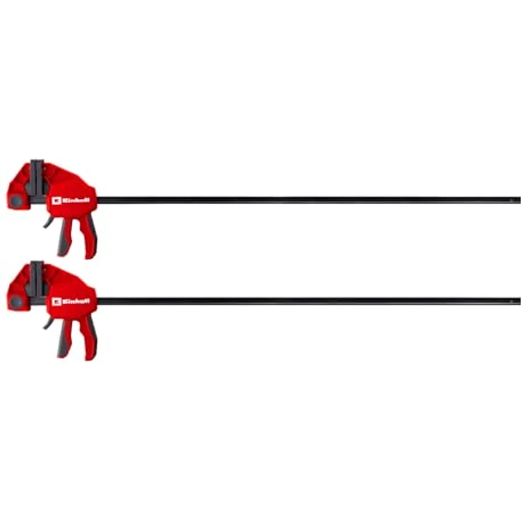 Einhell Einhandzwinge 930122, 900 mm Spannweite, 150 kg Spannkraft, werkzeuglos umbaubar zur Spreizzwinge, Schwarz – Bild 1