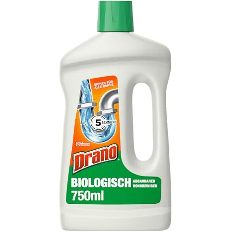 Drano (Mr Muscle) Extra Stark, Biologisch abbaubarer Rohrreiniger, 1er Pack (1 x 1000 ml)