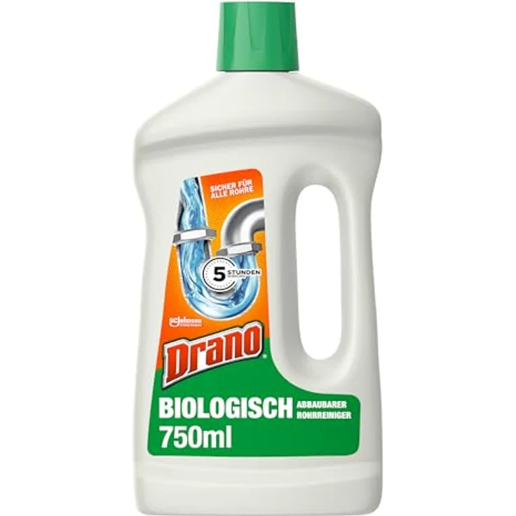 Drano (Mr Muscle) Extra Stark, Biologisch abbaubarer Rohrreiniger, 1er Pack (1 x 1000 ml) – Bild 1