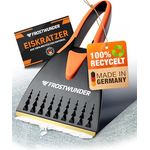 FROSTWUNDER - Eiskratzer Messingklinge [Made in Germany] - 100% recycelter Eiskratzer Auto Messingklinge - Langlebiger Auto Eiskratzer - Blitzschneller Messing Eiskratzer - Scheibenkratzer Auto Stabil - Preisvergleich