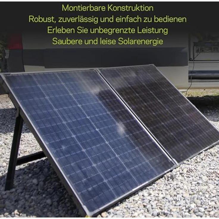Goal Zero Boulder 100 Briefcase, Solarpanel mit 100 W, monokristallin, wasserfest, integrierter Ständer, verkettbar bis 150 W – Bild 4