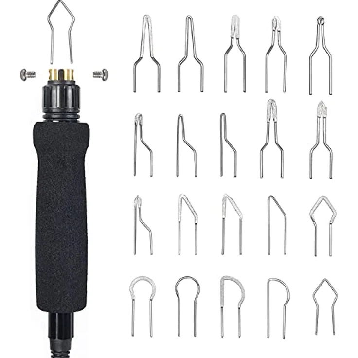 YIHUA 939-II Brandmalerei Set, Holzgravur-Bastelset mit digitaler Temperaturanzeige, 20 Drahtfedern, Softgrip-Holzverbrennungsstift, 4 Holzstücke (EU Plug) – Bild 5