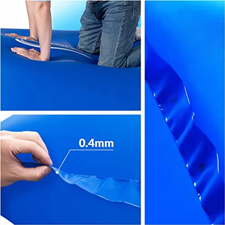 Monzana Poolkissen bis -20°C Winter XL Luftkissen XXL inkl. Seil PVC Doppelnaht Sicherheitsventil Ösen Pool Abdeckung Überwinterung - Preisvergleich – Bild 5