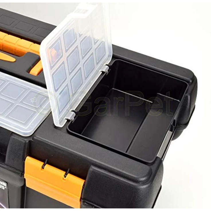 Werkzeugkoffer leer Werkzeugkasten Werkzeug Angel Box Kiste groß XXL Kunststoff – Bild 4