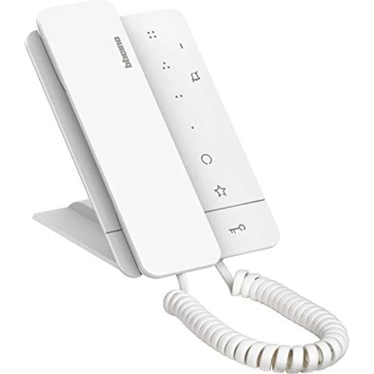 Audio-Hausstation CLASSE 100 A16M, Innenstelle mit Handhörer für 2-Draht TürTürsprechanlagen mit Türomatfunktion-Artzschaltung, 3 Sensortasten, 4 frei konfig. Tasten und 16 melodischen Ruftönen – Bild 2