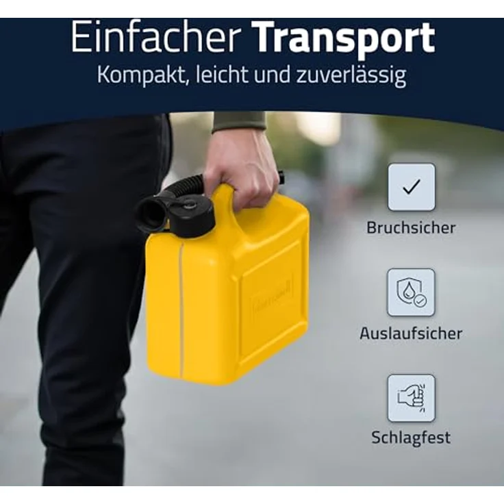 Alutec 811570 Kraftstoffkanister (L x B x H) 247 x 147 x 265mm 5l – Bild 9
